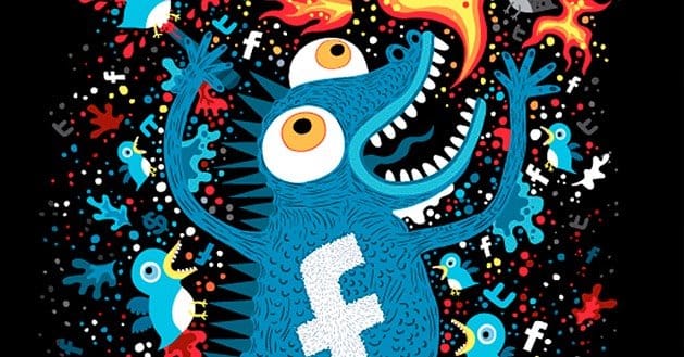 facebook versus twitter