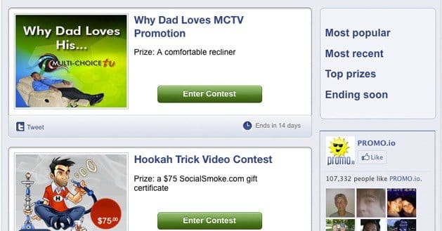 Facebook Contests