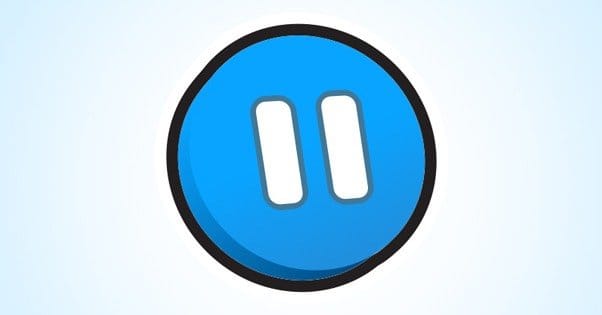 Inactive Pause Button