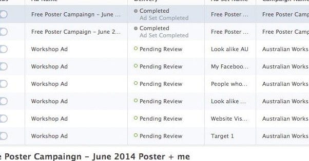 Pending Reviews on Facebook