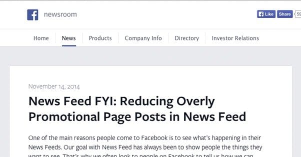 Promotional Posts Demoted