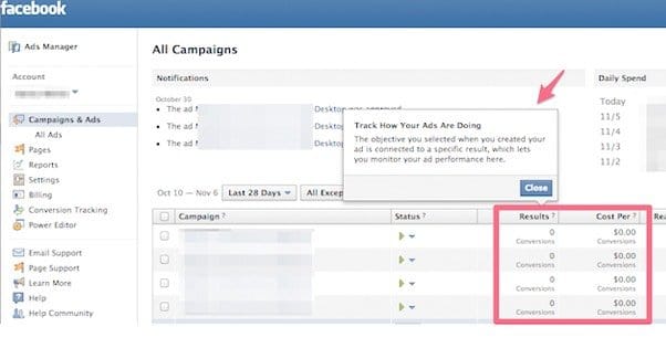 Pay per conversion example