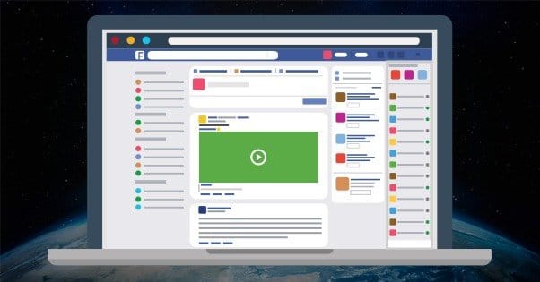 Facebook Wall Illustration