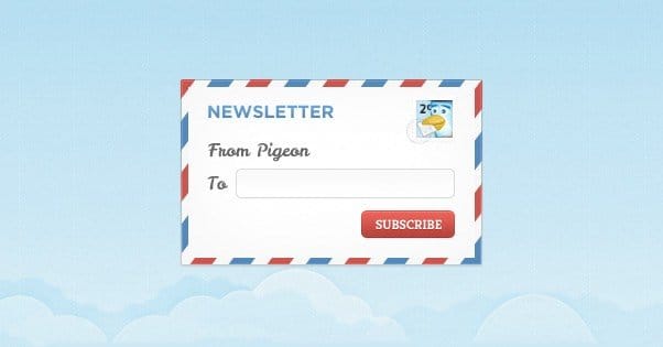 Newsletter Signup on Facebook