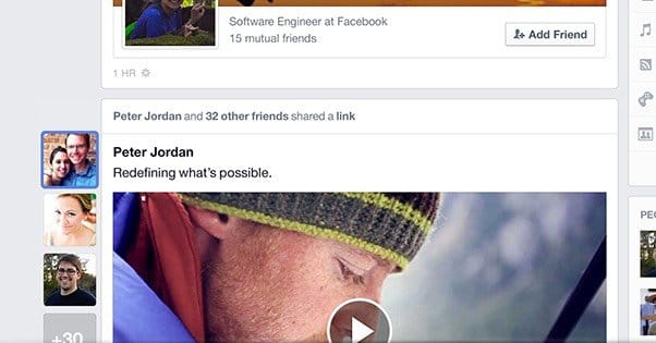 Facebook Video Newsfeeds