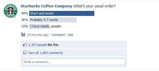 Facebook Ad Poll