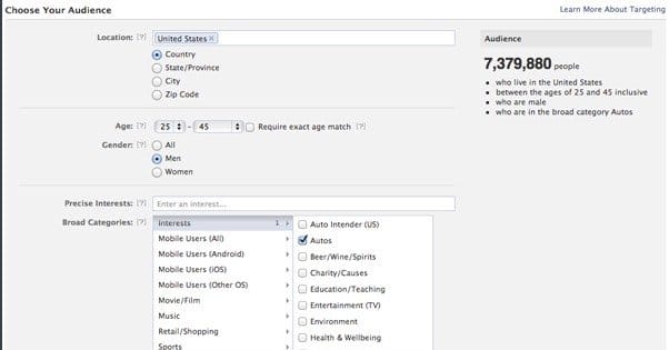 Facebook Ads Audience