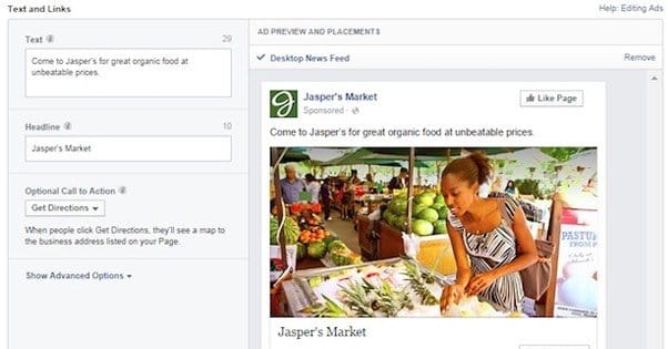 Facebook Local Ads