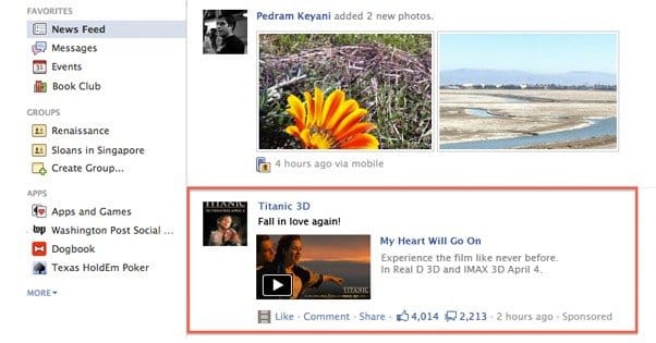 Newsfeed Photo Ad