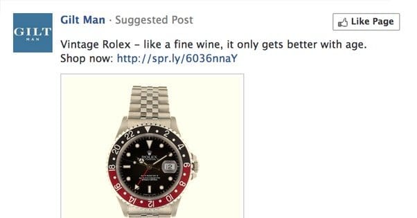 Promoted Newsfeed Post