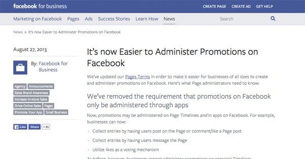 Facebook Terms