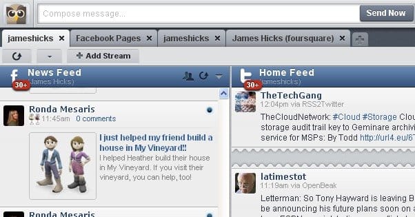 Hootsuite Dashboard