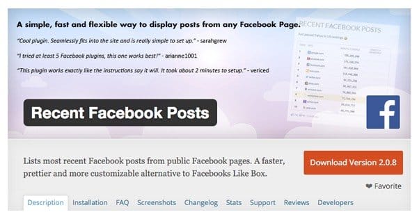 Recent Facebook Posts