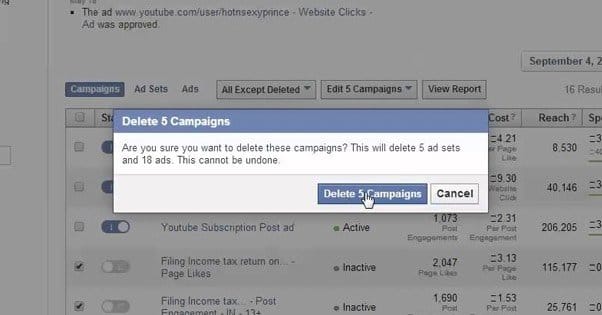 Facebook Ad Campaigns