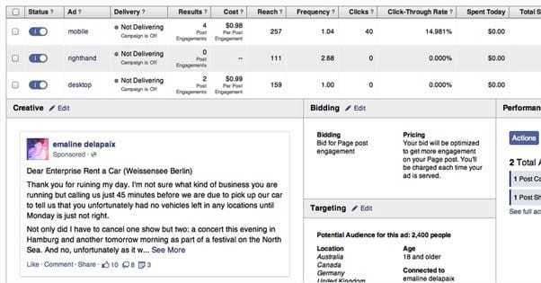 Facebook Ad Account Renting
