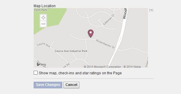 Facebook Reviews and Map