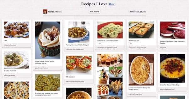 Pinterest for Recipes