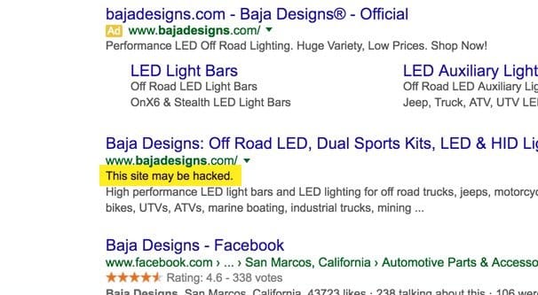 Example of Malware Site