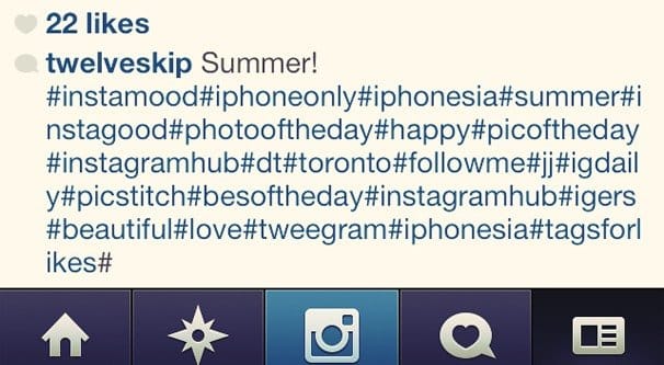 Using Multiple Hashtags