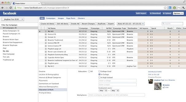 Ad Preview Power Editor