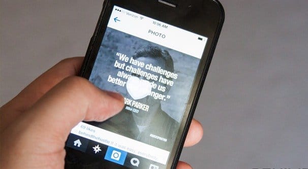 Liking Photos on Instagram