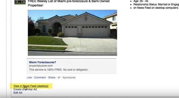 View in Newsfeed Link