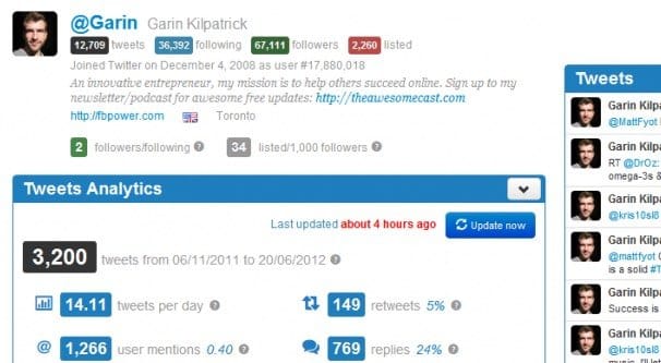 Using Twitonomy to Find Influencers