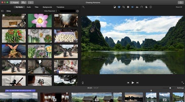 iMovie Creating Video