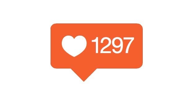 Instagram Likes Illustration