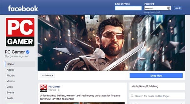New Facebook Page Design