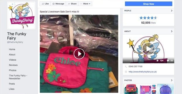 Facebook Live Example 2