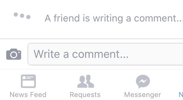 Write a Comment on Facebook