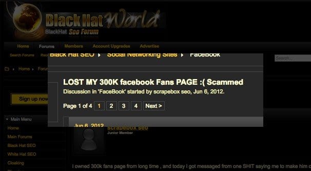 Example of a Scammed Seller