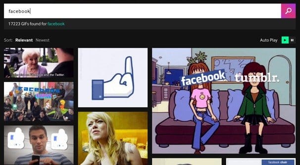 Facebook Gifs Search
