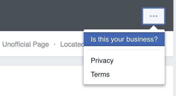 Claiming a Places Page