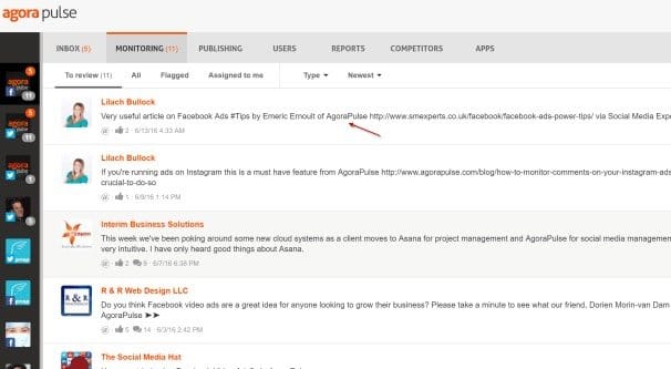 Monitor Facebook Competition