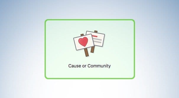 Cause or Community Category