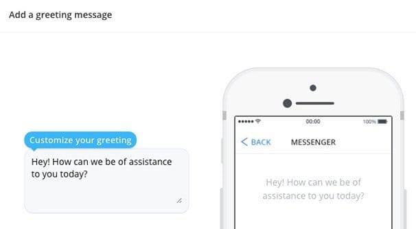 Add a Greeting Message