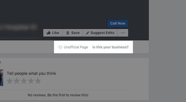 Unofficial Page Example