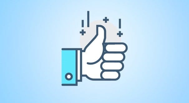 Facebook 25 Likes Illustration