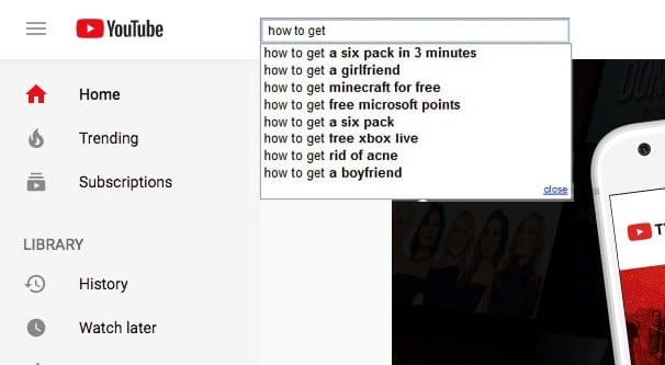 YouTube Keyword Research