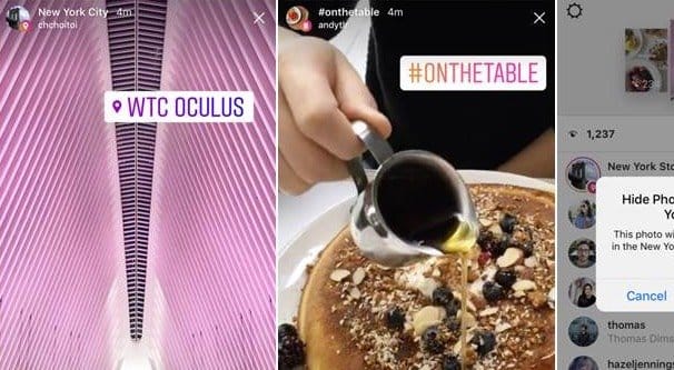 Location Hashtag Examples