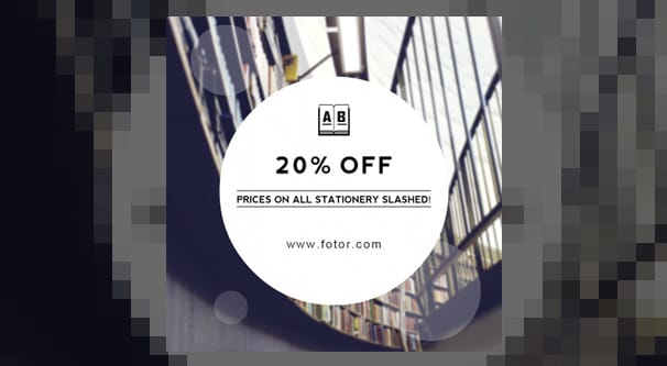 Example Overly Promotional Image Instagram