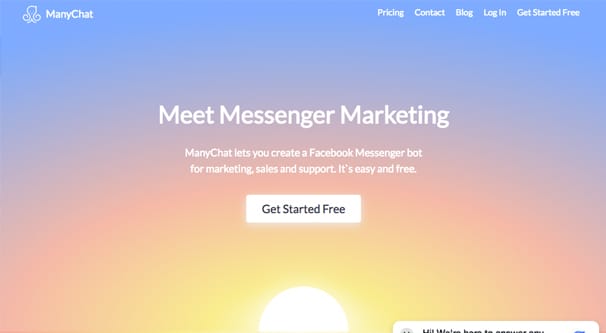 ManyChat Website