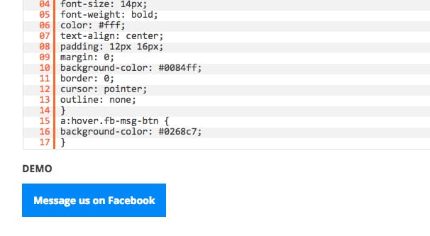 Custom Facebook Chat Code