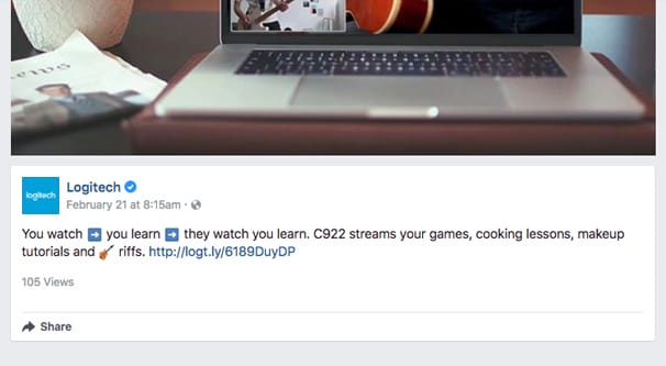 Logitech Post Example