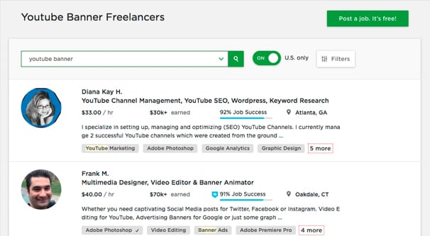 YouTube Banner Templates