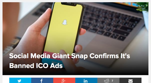 Snap Ban Ico Ads