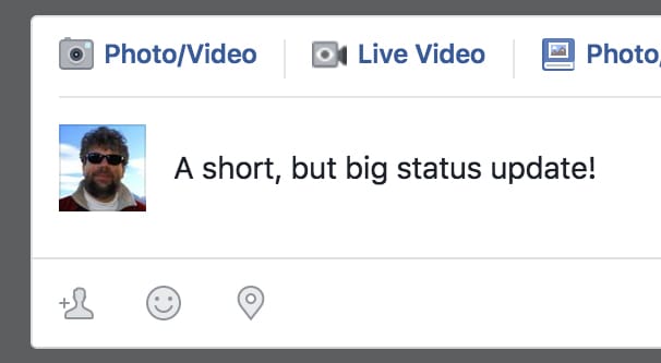 Status Update Example