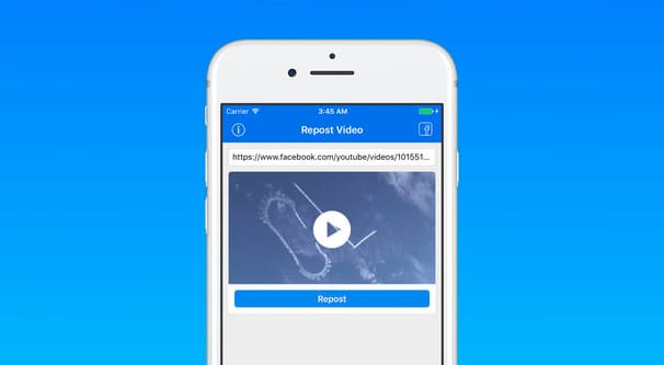 Reposting Facebook Video